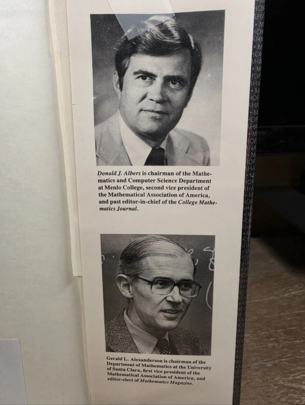 Mathematical People: Profiles and Interviews - Hardcover Book